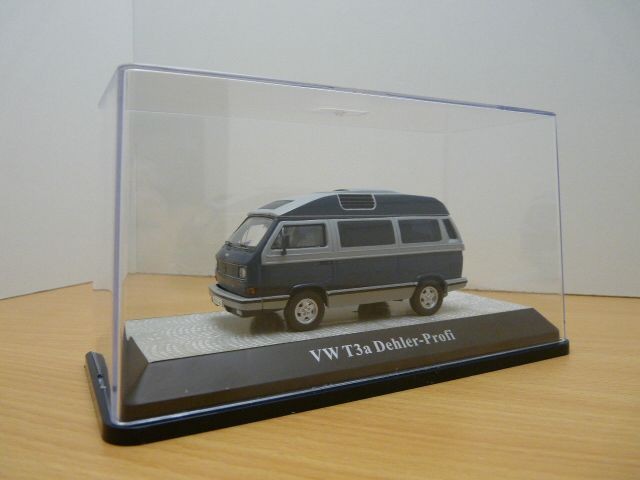 Détails sur VW TRANSPORTER T3A CAMPING CAR DEHLER PROFI bleu 1/43