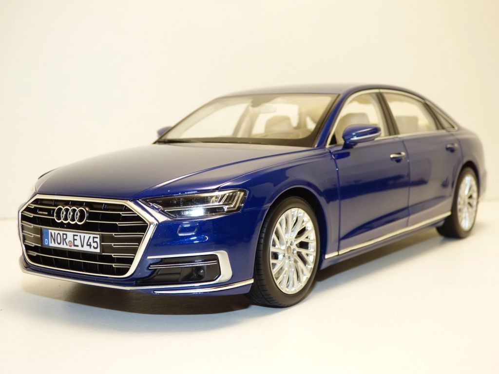 Audi A8 L 2017 Bleu Nuit 1 18 V8 Tdi Ebay