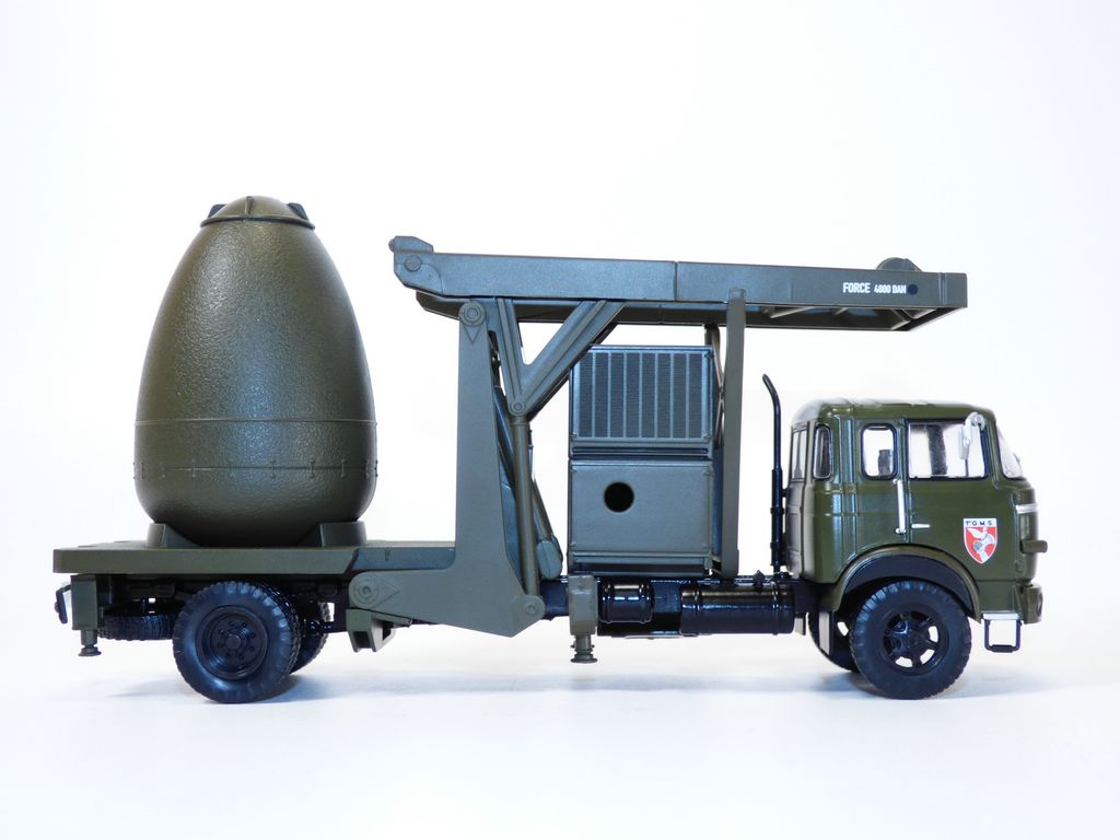 BERLIET VTC Military Truck Transport Nuclear Warhead 1/43 - Picture 5 of 7