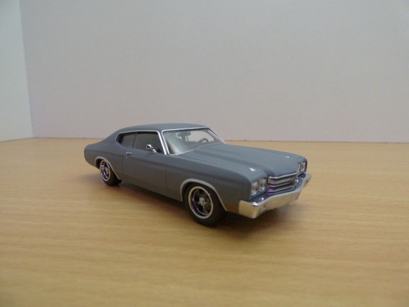 Chevrolet Chevelle Ss Gris Mat Dom S Film Fast And Furious 4 1 43 Ebay