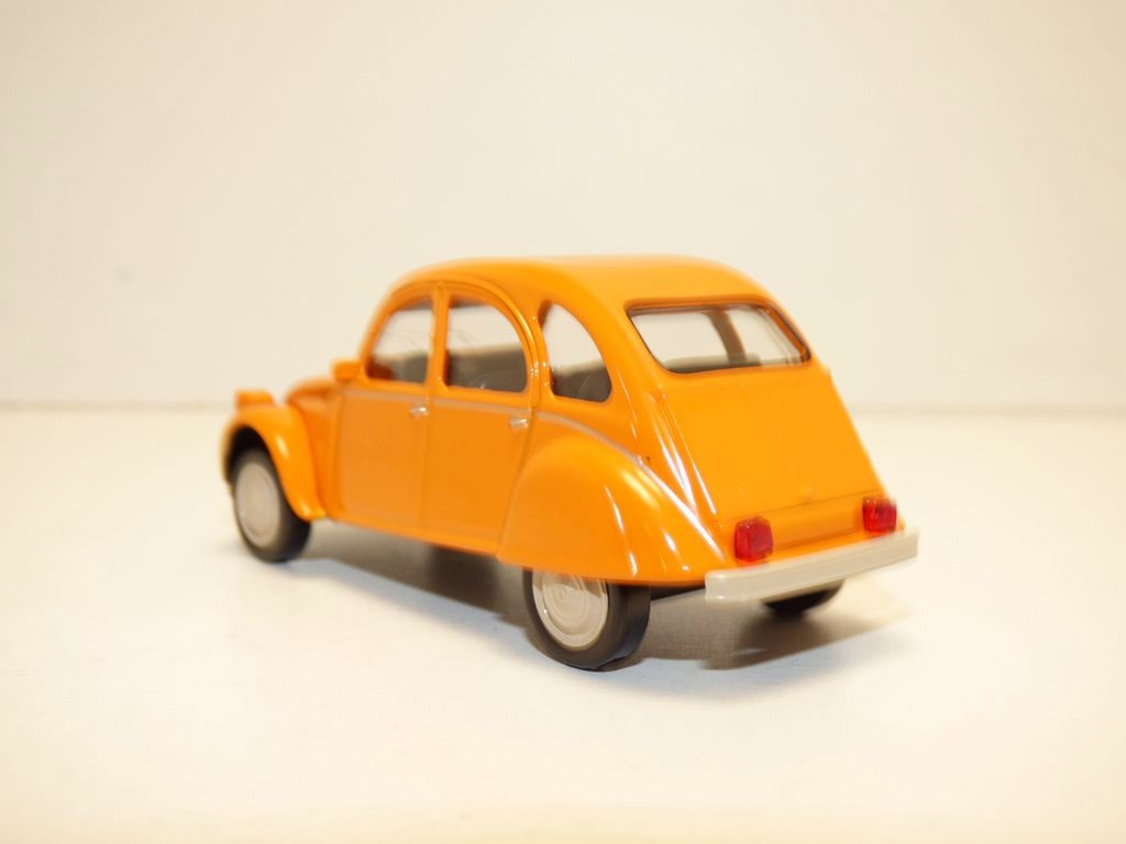 Citroen 2cv Club Orange Mandarin 1 43 Jet Car Ebay