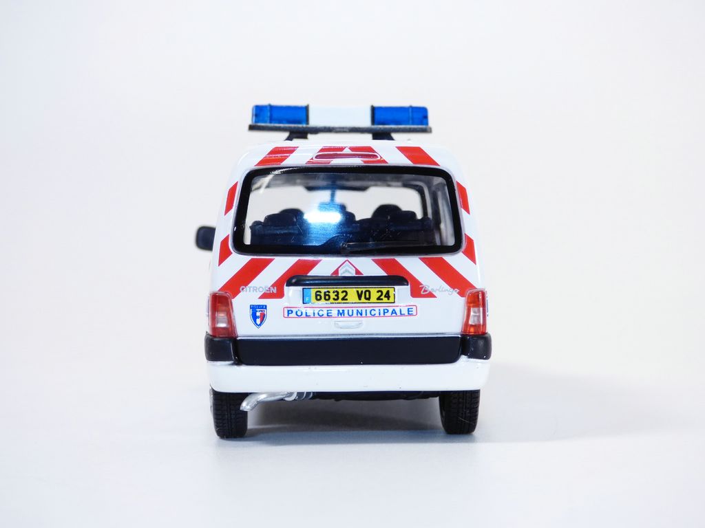 Citroën Berlingo Police Municipale 2007 – Norev 1/43, Phase 2, Miniature