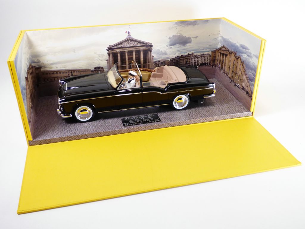 Miniature Citroën 15/6 H Chapron 1956 – Charles De Gaulle – Pantheon 1/18