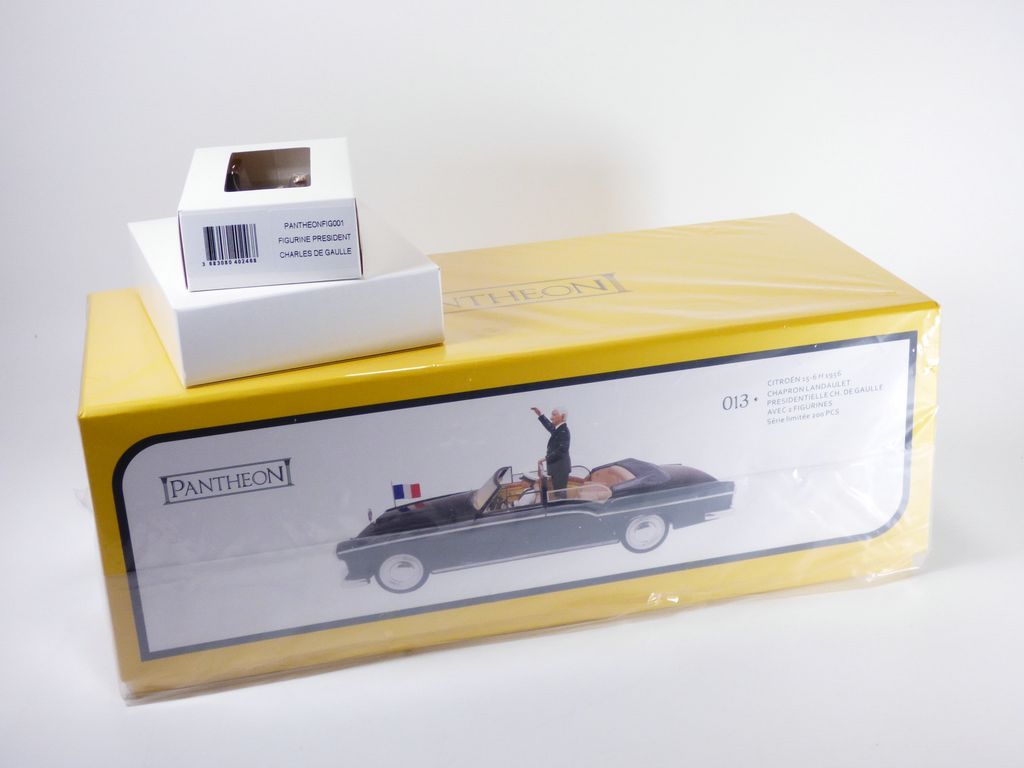 La Citroën 15/6 H de Charles de Gaulle réduite au 1/18 par Panthéon La Citroën 15/6 H de Charles de Gaulle réduite au 1/18 par Panthéon