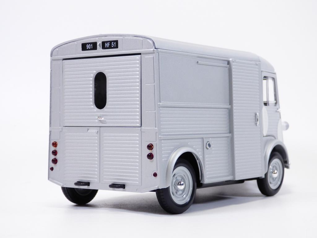 Miniature Solido 1/21 Dealer Pack Citroën Type H 1952, Gris, Collection Norev