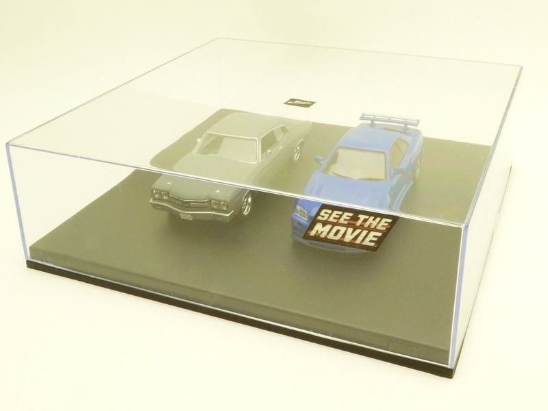 Coffret CHEVROLET CHEVELLE SS + NISSAN SKYLINE GTR Film FAST AND FURIOUS 2 1/43 - Foto 3 di 7