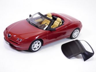 ALFA ROMEO SPIDER 916 rouge Proteo 1/18 1999 Norev 187854 3551091876544