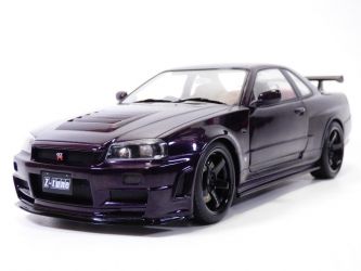 NISSAN SKYLINE GTR R34 gris métallisée NISMO 1999 1/18 Solido S1804312 3663506040870 B0GSRVQM1H