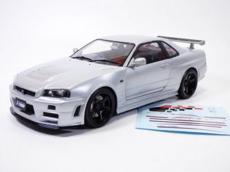 NISSAN SKYLINE GTR R34 gris métallisée NISMO 1999 1/18 Solido S1804312 3663506040870 B0GSRVQM1H