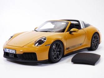 PORSCHE 911 - 992 CARRERA 4 GTS TARGA jaune Bahama 2025 1/18 Norev 187190 3551091871903 B0GBZ47M31