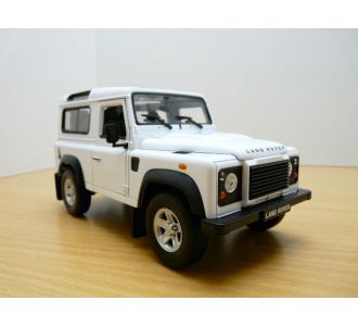 LAND ROVER DEFENDER 90 blanc 1/24 WELLY 22498 white SERIE 4 S4 MKIV 4X4