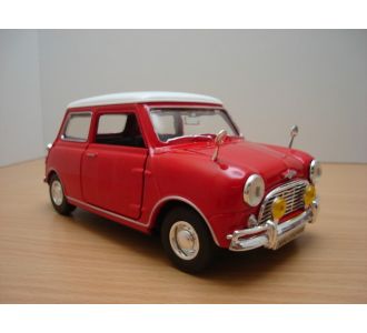 OLD MINI COOPER ROUGE 1/18 1960 AUSTIN MOTORMAX 73113 RED ROT ROSSO ROJO