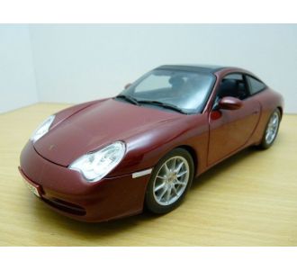 OCCASION SANS BOITE PORSCHE 911 - 996 CARRERA TARGA bordeaux 1/18