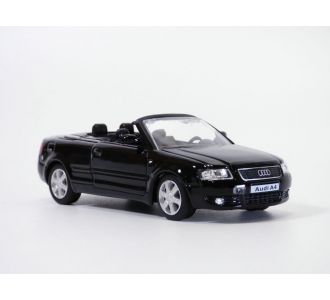 AUDI A4 cabriolet noir 3.0l 1/43 2008 Optimum Diecast 143006 687311430063