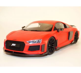 AUDI R8 V10 Plus ABT rouge 1/18 9580010306886 GT SPIRIT GT282 SALON DE GENEVE 2019 MAT RED