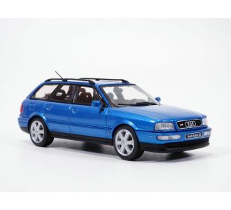 AUDI S2 avant bleu 1/43 1994 break Audi 80 Solido S4314506 3663506036712 B0DBJ56JBG