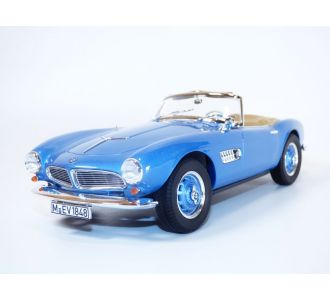 BMW 507 cabriolet bleu 1957 1/18 Norev 183234 3551091832348 B0CCYDGJ32