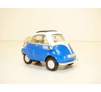 BMW ISETTA BLEU 1/43 1955 CARARAMA 4-12341 8719247148575 BLUE BLAU AZUR TROIS ROUES