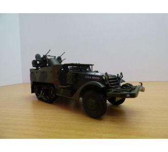 Camion M16 MGMC 3RD ARMORED DIVISION AACHEN ALLEMAGNE 1944 CHENILLE MILITAIRE 1/43 ALTAYA