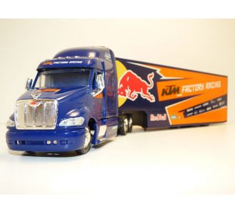 CAMION PETERBILT 387 KTM FACTORY RACING RED BULL 2015 1/43 NEW RAY 15973 0093577159738