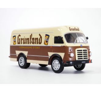 Camion publicitaire OM LEONCINO fromages GRUNLAND formaggino d'oro 1/43 1959