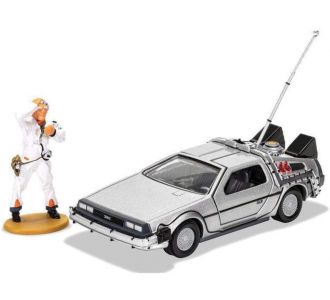 DELOREAN DMC & figurine Doc film RETOUR VERS LE FUTUR 1/36 CORGI CC05503 5055286673719 B08563Q23M