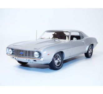 CHEVROLET CAMARO ZL1 1969 gris métallisé 1/18 Barrett Jackson Auction HIGHWAY 61 HWY-18029 810027491503