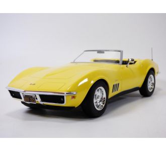 CHEVROLET CORVETTE C3 cabriolet jaune Daytona 1/18 1969