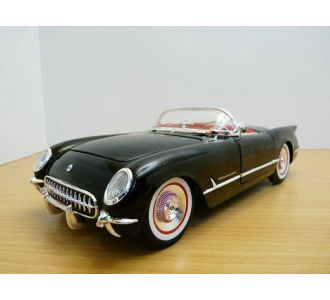 CHEVROLET CORVETTE CABRIOLET NOIR 1954 1/18 CHEVY AMERICAN MUSCLE AMM1015/06 849398001189