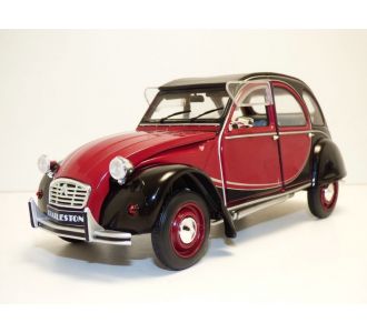 CITROEN 2CV CHARLESTON ROUGE DELAGE / NOIR 1/18 BLACK / RED CITROËN VOITURE POPULAIRE FRANCAISE MINIATURE 1982 SOLIDO S1805013 3663506008054 B07YGMYCJ4
