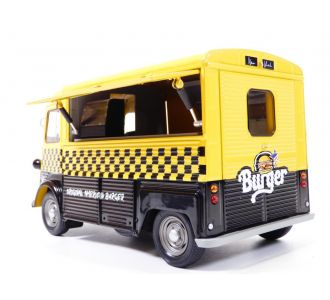 CITROEN TYPE H - HY food truck NYC BURGER New York 1/18 1969 Solido S1804822 3663506044236