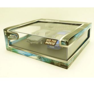 COFFRET CHEVROLET CHEVELLE SS 1970 + NISSAN SKYLINE GTR Film FAST AND FURIOUS 2 1/43 GREENLIGHT 86252 MOVIE CAR VOITURE DE FILM 2FAST 2 FURIOUS B01E04WUPY 812982023317
