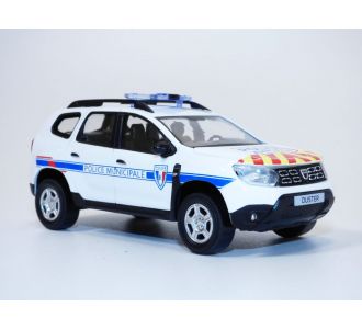 DACIA DUSTER POLICE MUNICIPALE avec stripping 2018 1/43 Norev 509046 3551095090461