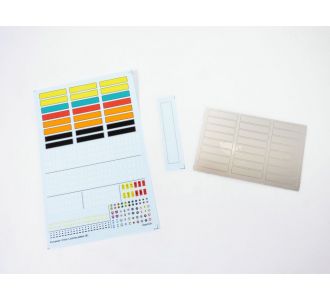 Sticker Métal Relief plaque en nid d'abeille Honeycomb 70x70mm 1/43 1/24 1/18 Zoomon Zt032