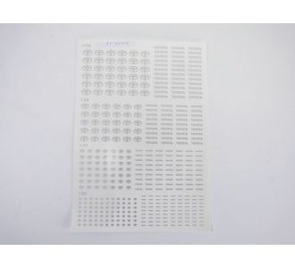 DECALCOMANIES logo TOYOTA 1/18 1/24 1/43 1/64 Transfer T9-20012