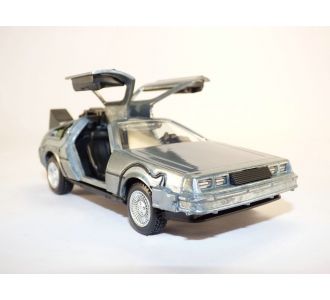 DMC DELOREAN FILM RETOUR VERS LE FUTUR TIME MACHINE 1/32 JADA 32185 DE LOREAN MACHINE A REMONTER LE TEMPS 1985 801310321850 B08GKZ134V