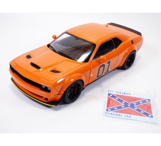 DODGE CHALLENGER R/T Scat Pack WIDEBODY bleu 2023 1/18 SOLIDO S1805710 3663506023781