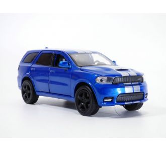 DODGE DURANGO III bleu & bandes blanches 1/32 Tayumo 32145023 8945005586055
