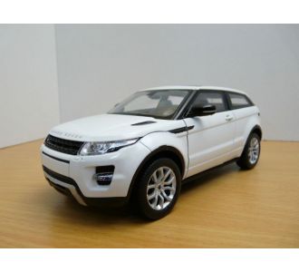 RANGE ROVER EVOQUE blanc 1/24 2011 Welly 24021 w WHITE BLANCO WEISS 23021W