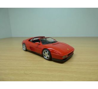 FERRARI 348 TS CABRIOLET ROUGE 1989 1/43 FERRARI RED ROT ROSSO ROJO SPIDER HERPA 1020 348TS