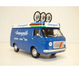 CAMIONNETTE FIAT 238 VAN CAMPAGNOLO ASSISTANCE COURSE VELO TOUR DE FRANCE 1972 1/43 VEHICULE ASSISTANCE ATLAS MAGKPUBFI1972
