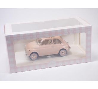 Fiat 500 L Rouge 1968 avec sapin de Noël sur la galerie 1/18 Norev 187779 500l 3551091877790
