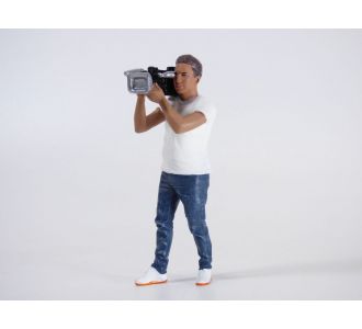 Figurine CAMERAMAN On Air 1/18 American Diorama 18403 685457036958 Cameramen