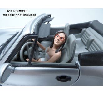 FIGURINE CONDUCTRICE FILLE 1/18 AMERICAN DIORAMA 23856 CONDUCTEUR PILOTE 699618775297 B0768M1DNJ DRIVER FEMALE