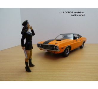 FIGURINE POLICIER PIN UP ALEXA DEGUISEMENT 1/18 American Diorama 23869 616983238691