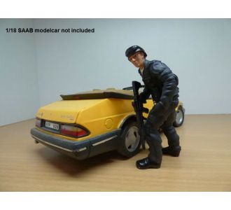 FIGURINE OFFICIER SWAT TEAM RIFLEMAN 1/18 American Diorama  77420 GENDARME GIGN