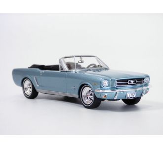 FORD MUSTANG cabriolet bleu 1965 1/43 VW IXO CLC506N.22 4895102340569