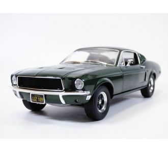 FORD MUSTANG GT Fastback vert Bullitt 1/18 Film Steve Mac Queen Greenlight 13615 810027495044 B099N7Y7WP