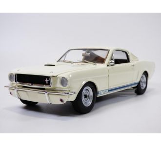 FORD MUSTANG GT350 blanc 1/18 1965 Acme 1801876 Snake on a plane
