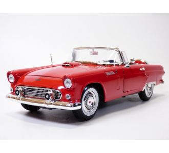 FORD THUNDERBIRD 1956 CABRIOLET NOIR & HARD TOP 1/18 MOTORMAX 73173 BLACK CONVERTIBLE 661732731732